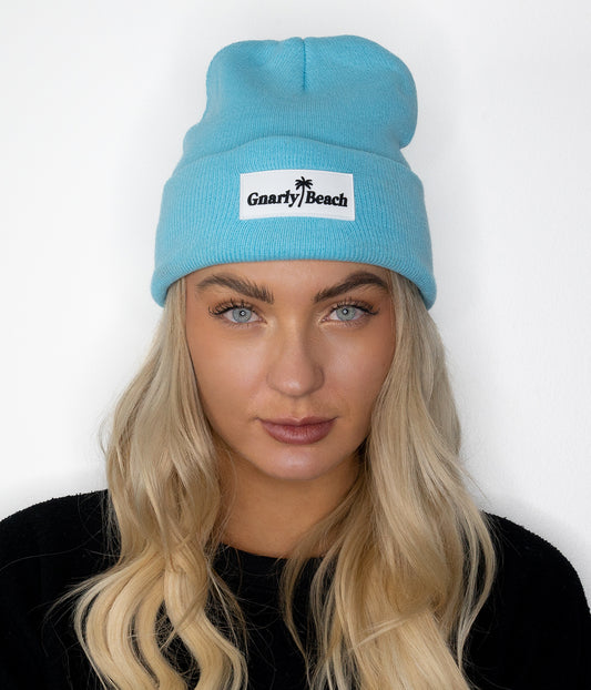 Fold Beanie | Baby Blue