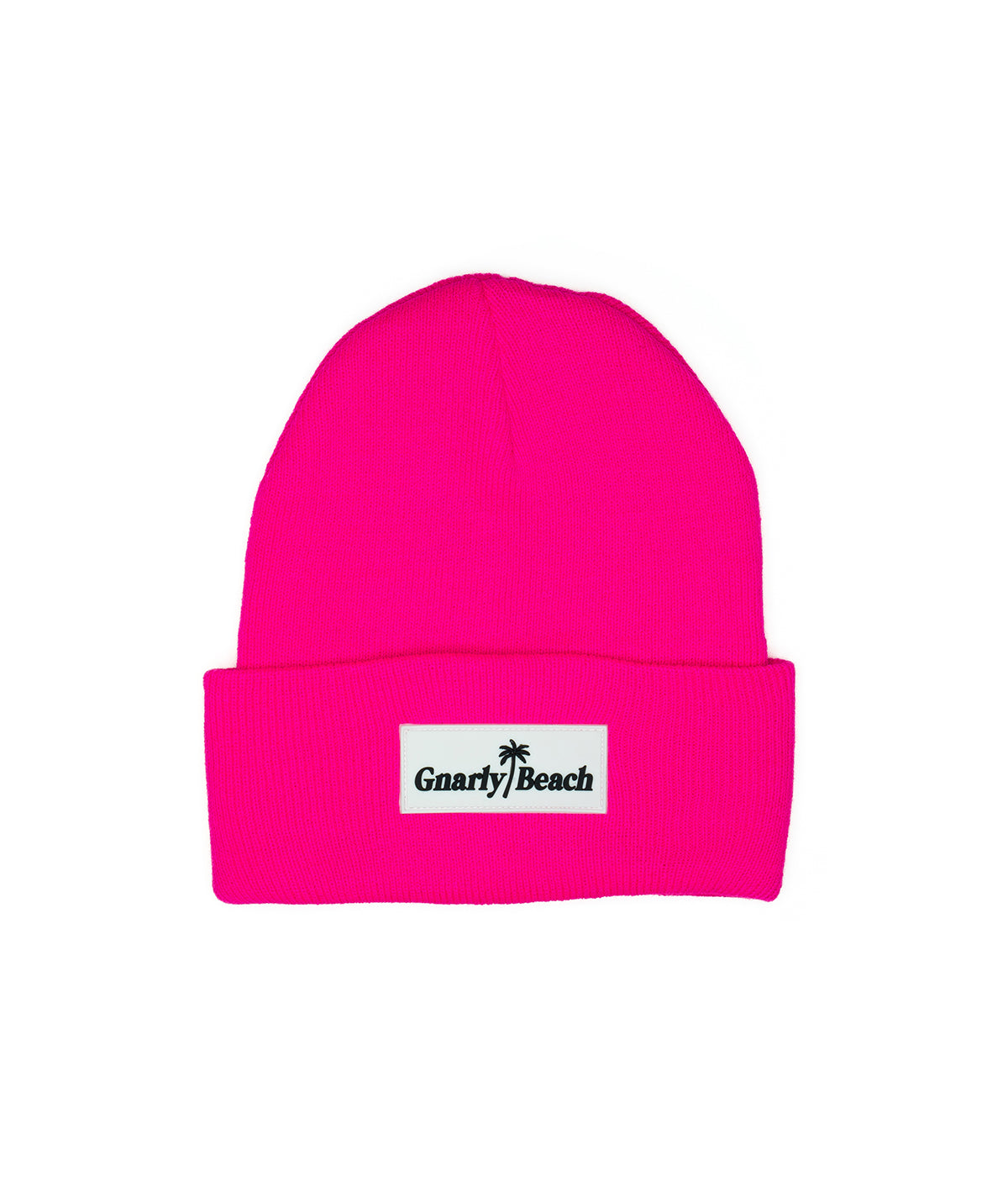 Fold Beanie | Hot Pink