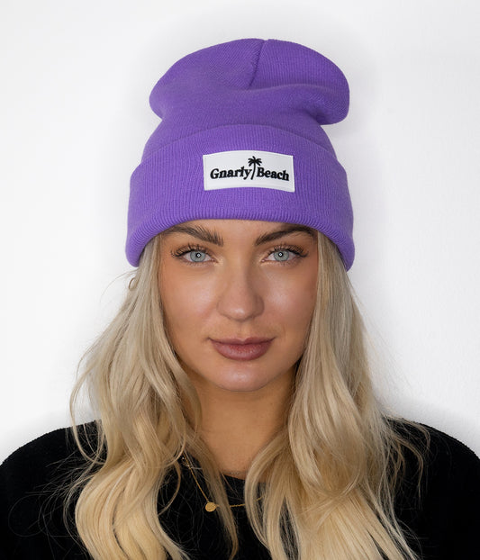 Fold Beanie | Purple
